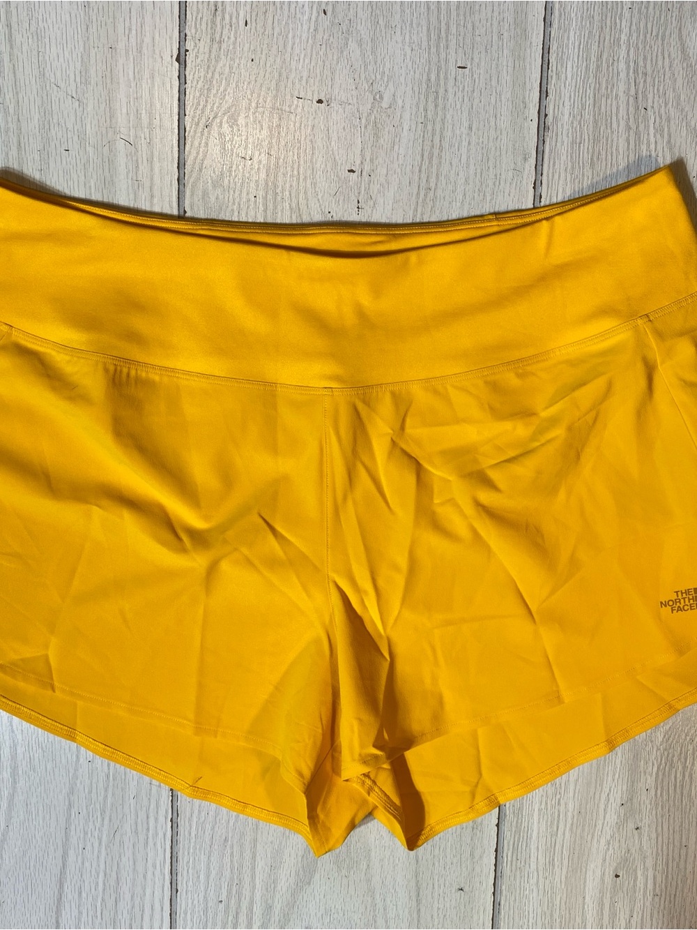 NWT The North Face Arque Athletic Shorts Women's XL Summit Gold Running Hiking